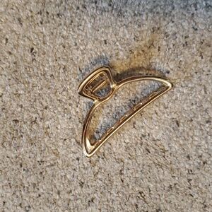 2/$10! Kitsch gold metal hair claw
